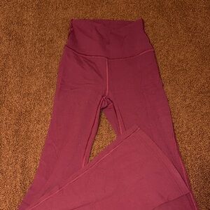 Lululemon Maroon Leggings
